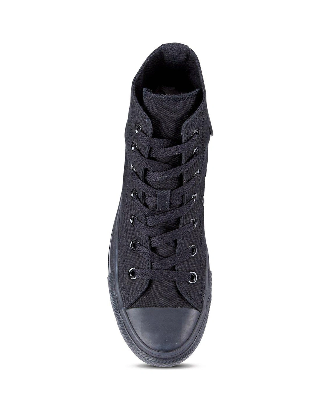 Unisex Hi Top Trainers - Black/black