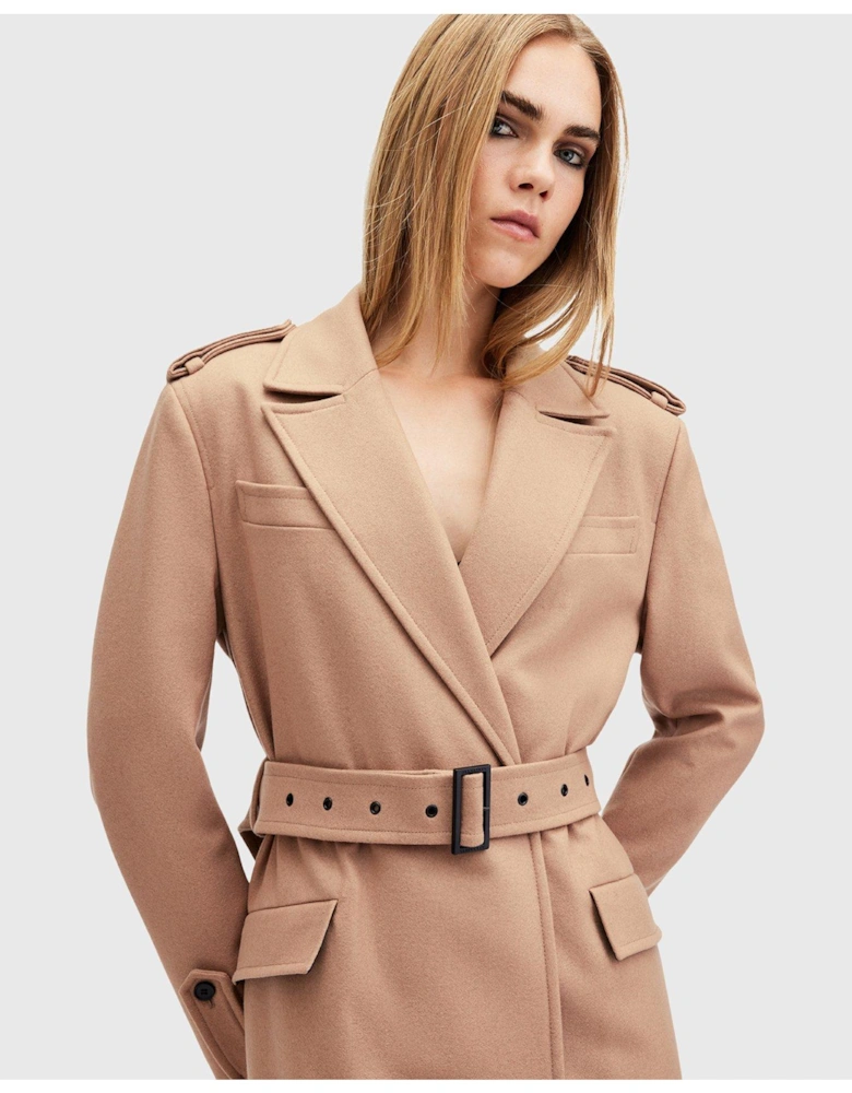 Augusta Coat - Brown