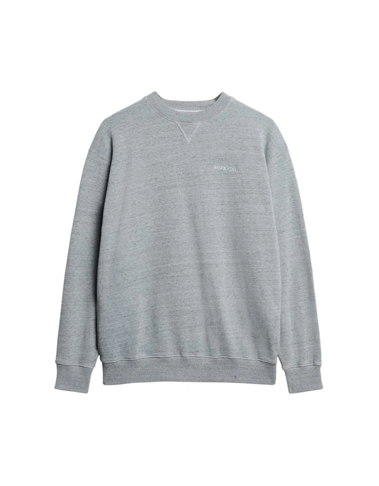 Essential Logo Overdyed Sweatshirt - Blue