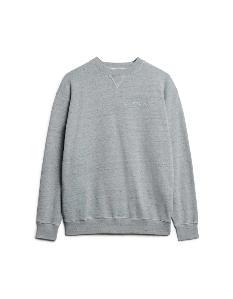 Essential Logo Overdyed Sweatshirt - Blue