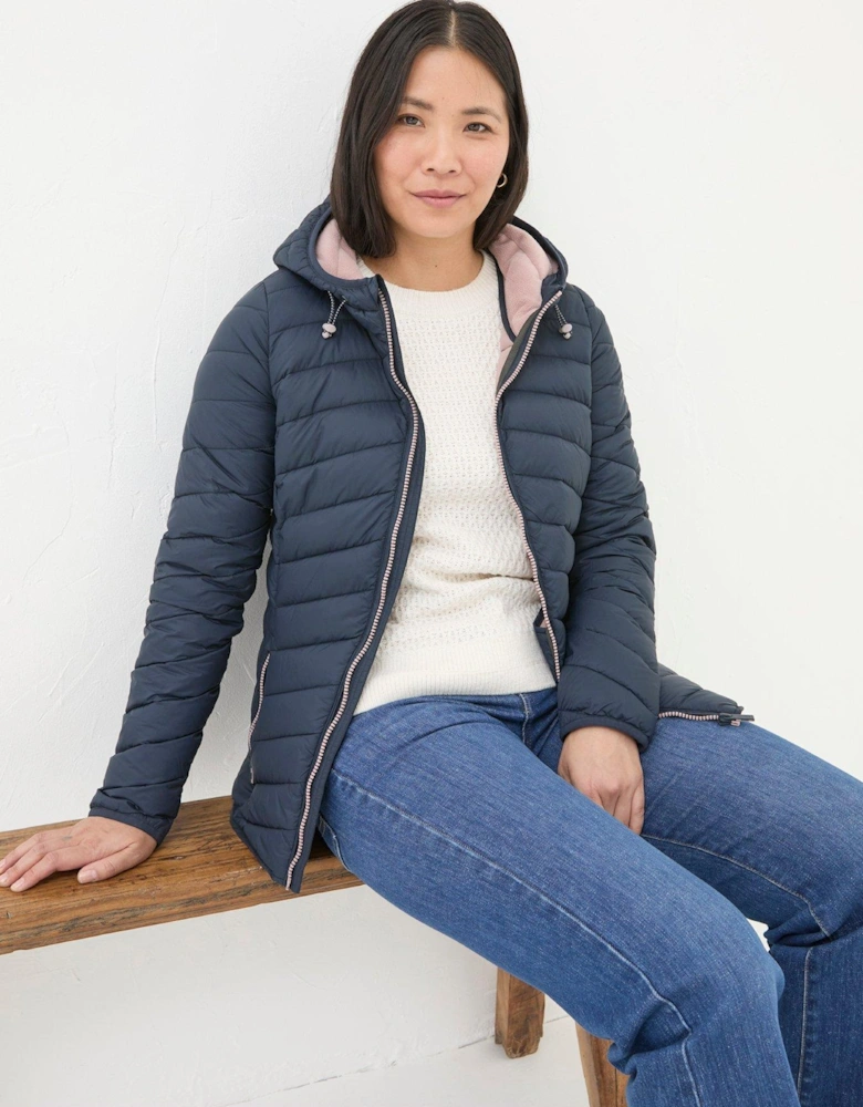 Ruby Lightweight Padded Jacket - Navy