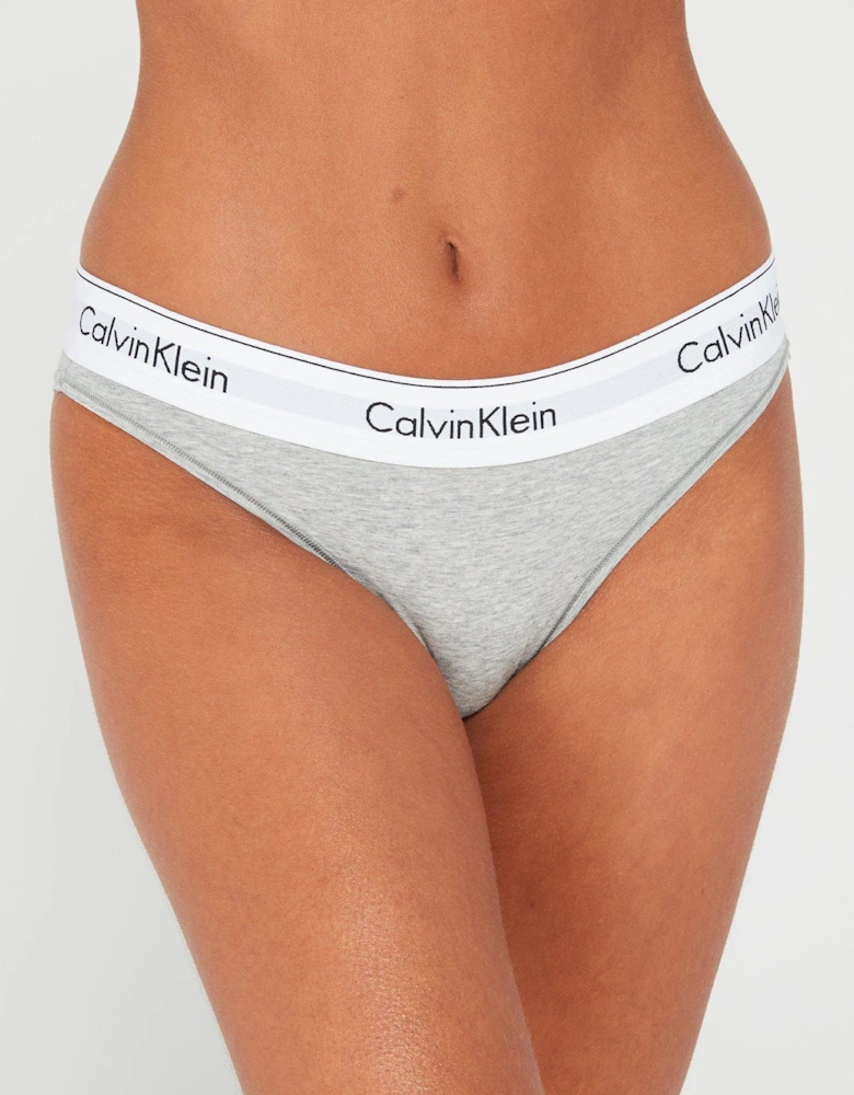 Modern Cotton Brief - Grey