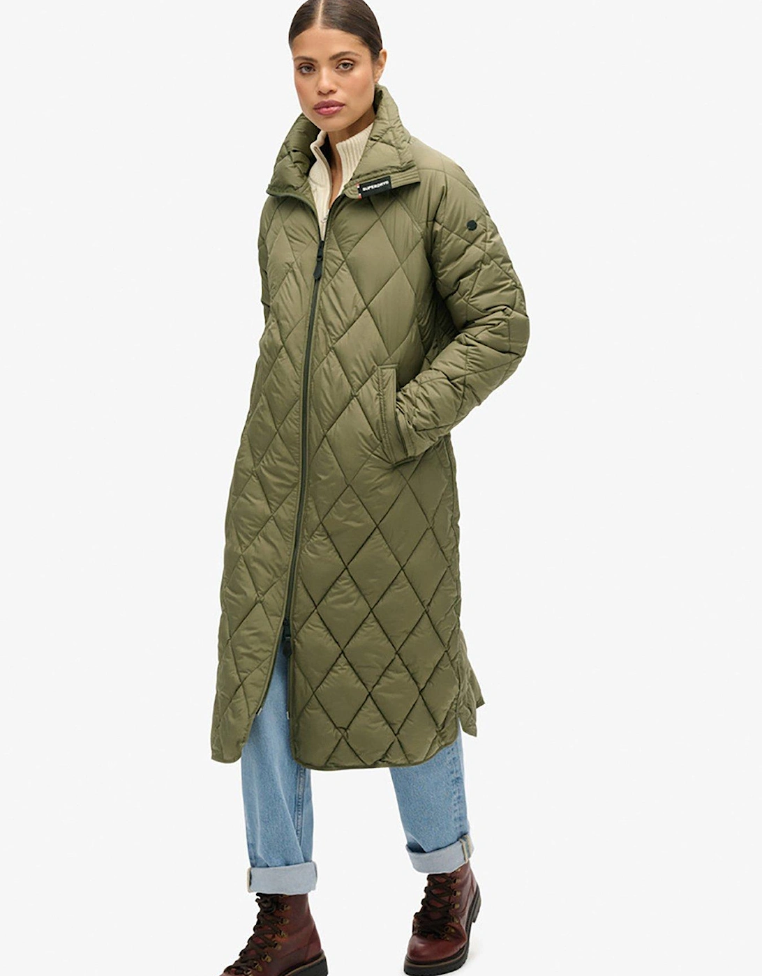 Superlong Liner Jacket - Green