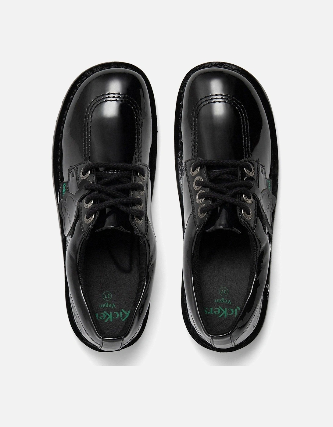 Kick Lo Vegan Patent Shoes - Black