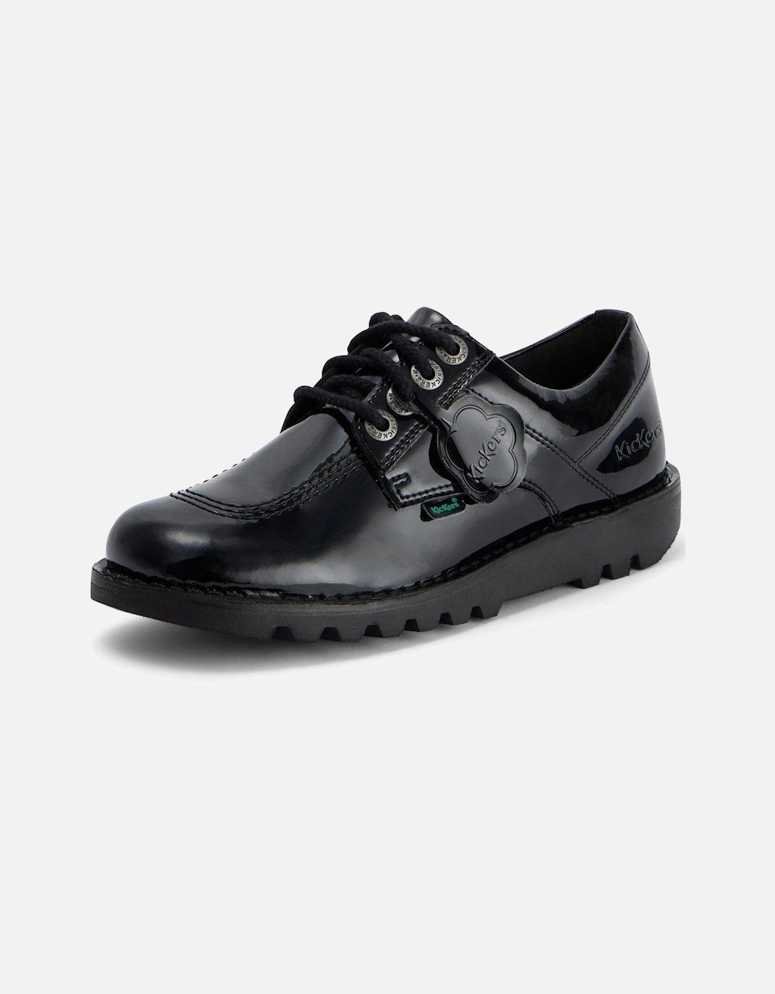 Kick Lo Vegan Patent Shoes - Black