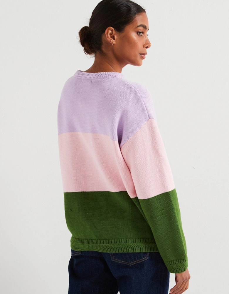 Madison Block Stripe Jumper - Multi