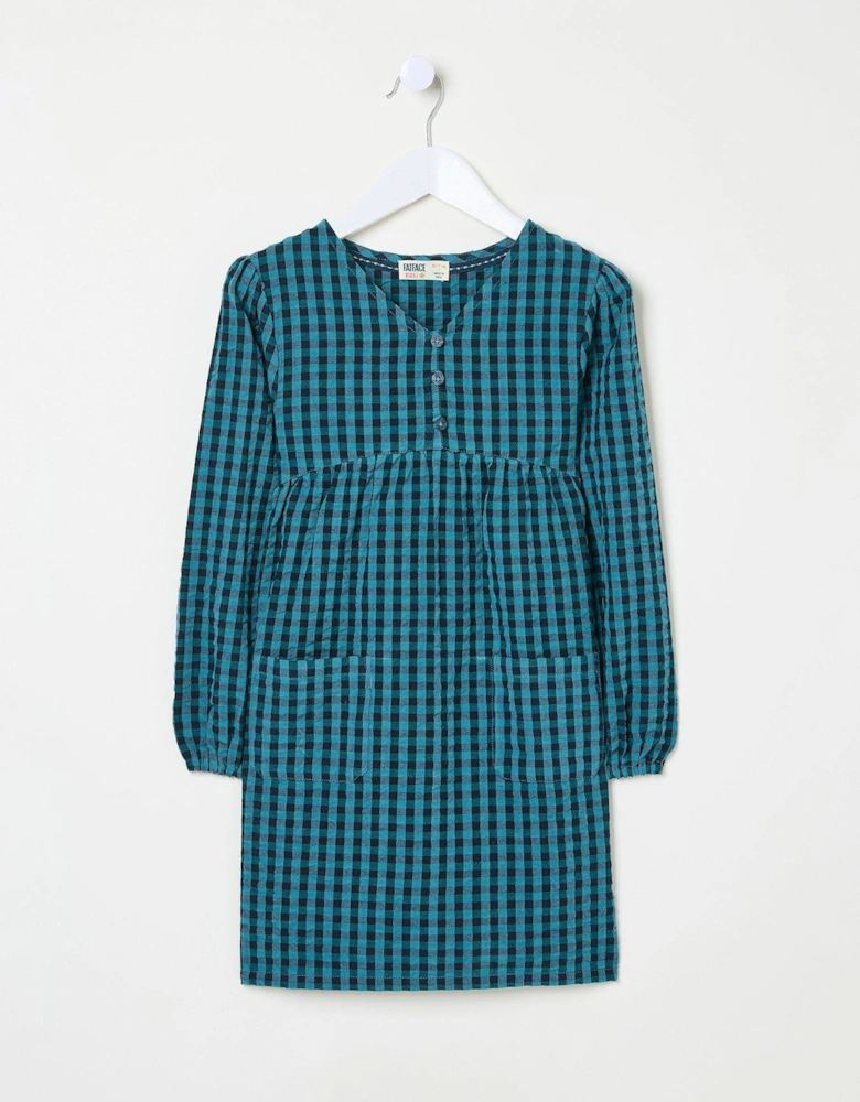 Girls Polly Gingham Dress - Multi