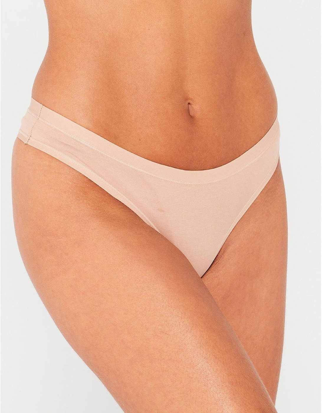 5pk Plain Cotton Thongs