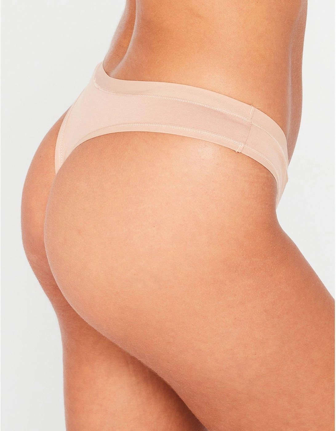 5pk Plain Cotton Thongs