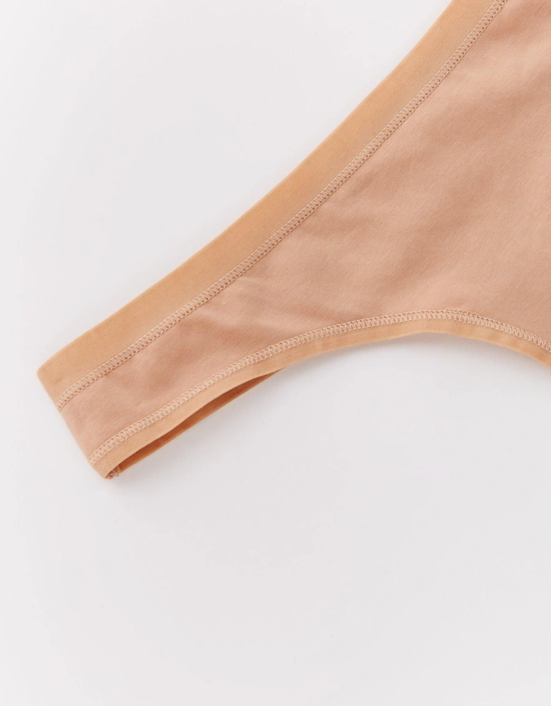 5pk Plain Cotton Thongs