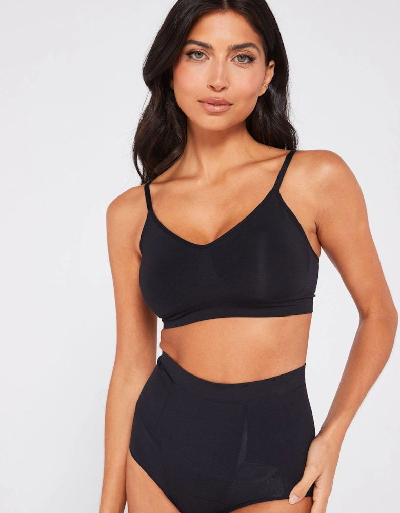 Mid Waist Brief - Black