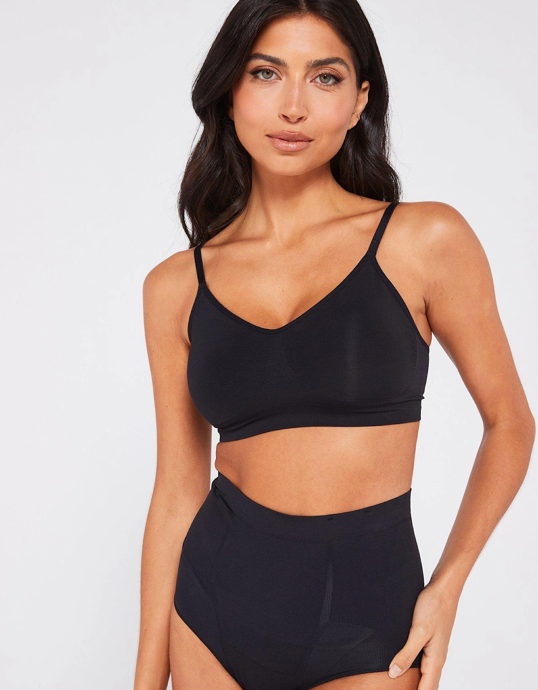 Mid Waist Brief - Black