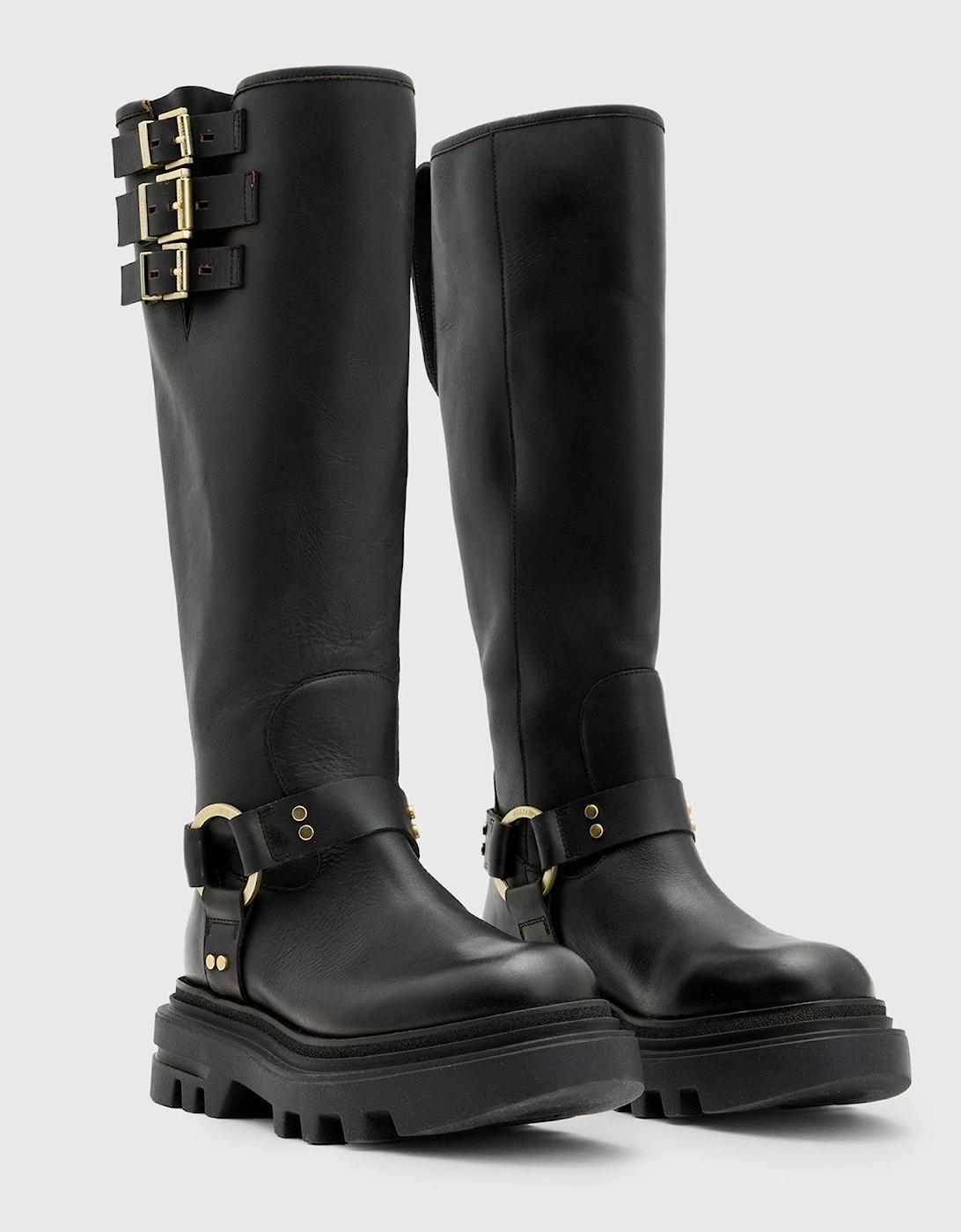 Jade Biker Boots - Black