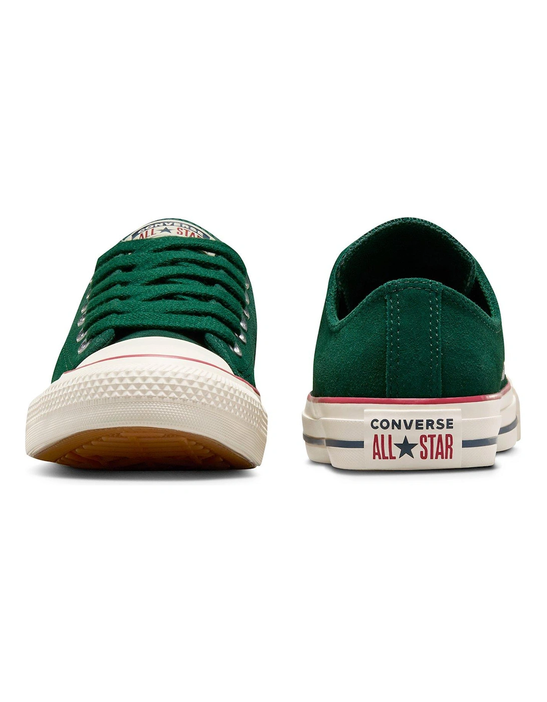 Womens Color Pack Suede Ox Trainers - Dark Green