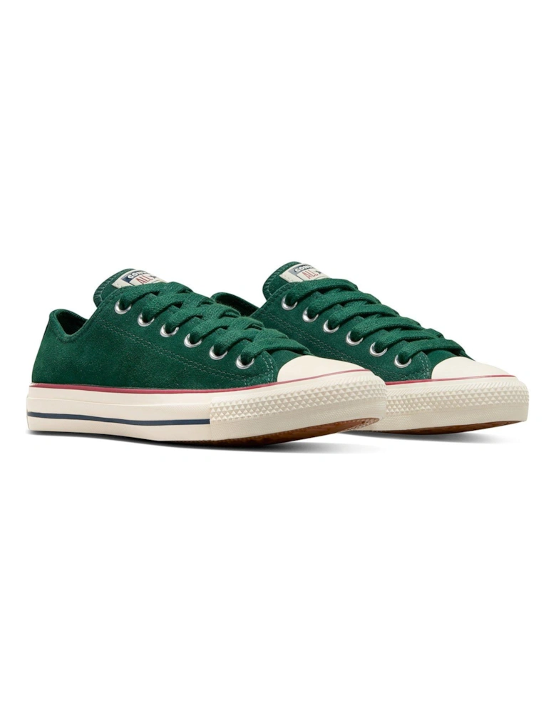 Womens Color Pack Suede Ox Trainers - Dark Green