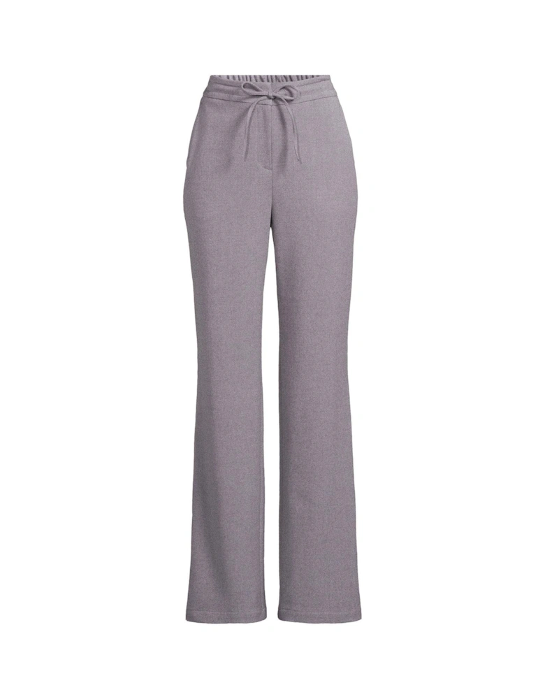 Straight Leg Trousers - Grey