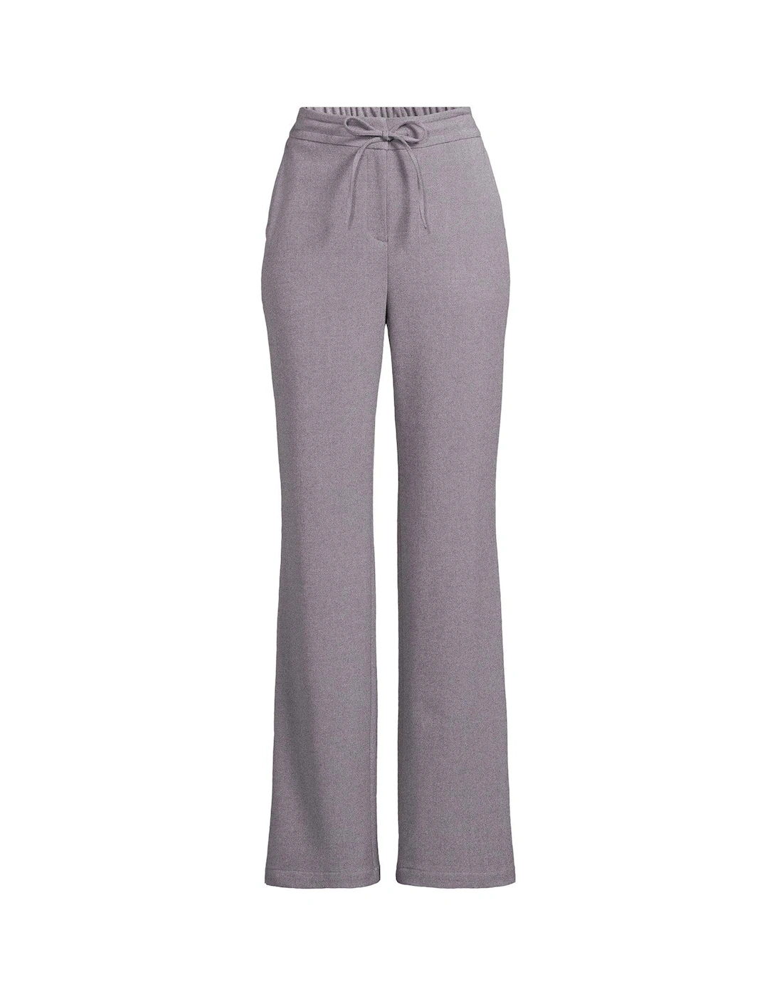 Straight Leg Trousers - Grey