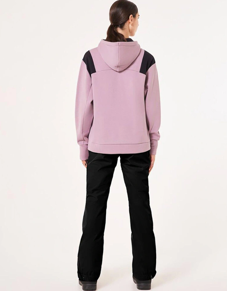 Women's Rosy RC Water Repellent Fleece Ski Hoodie - Purple