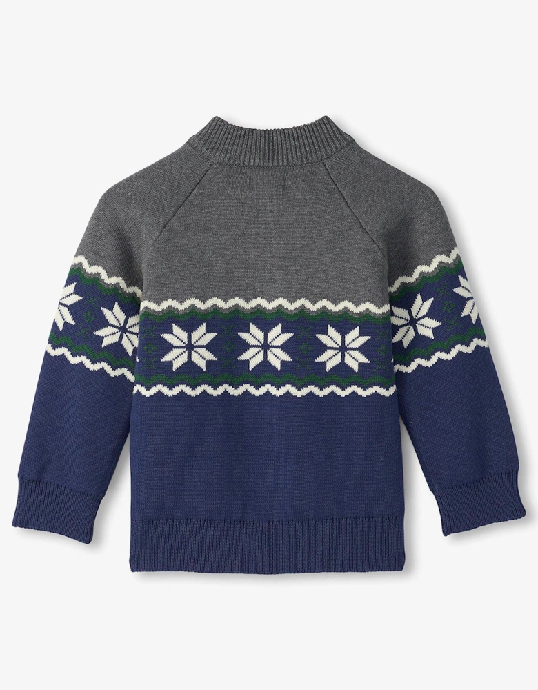 Boys Winter Knit Jumper - Navy