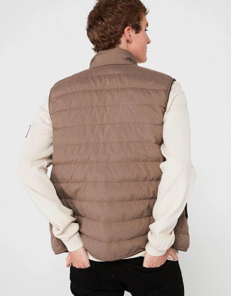 Ultra Light Padded Gilet - Light Brown