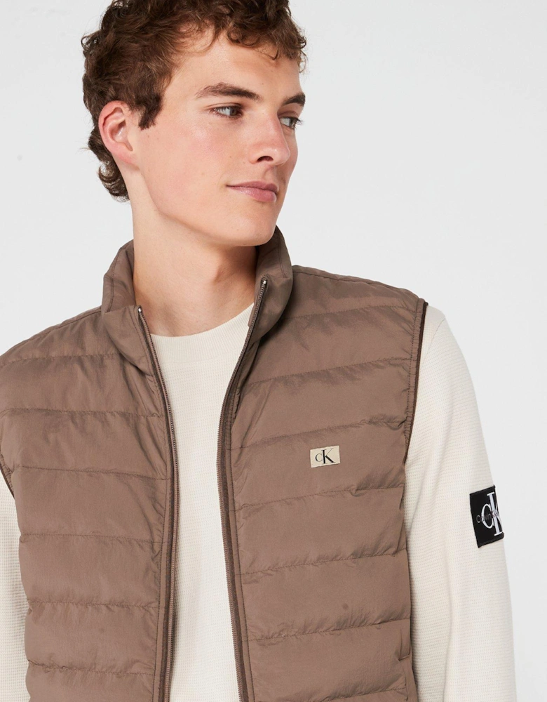 Ultra Light Padded Gilet - Light Brown