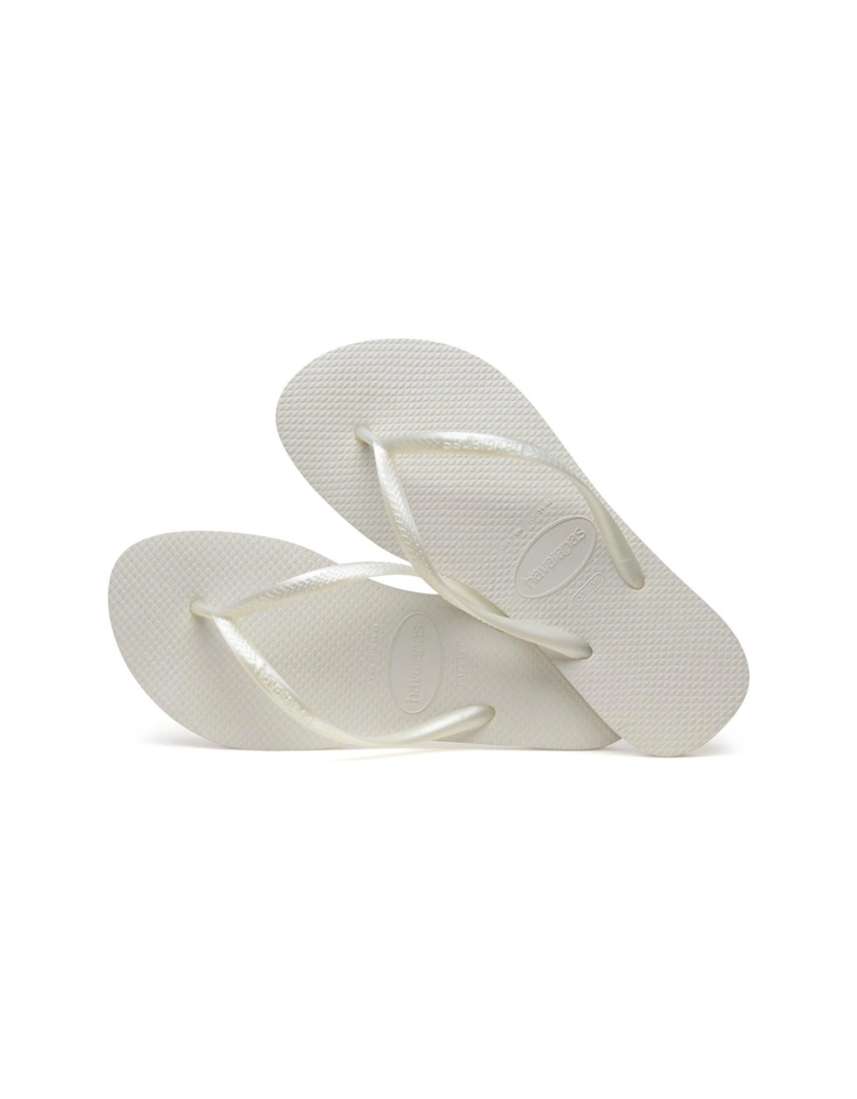 Slim Flip Flop - White