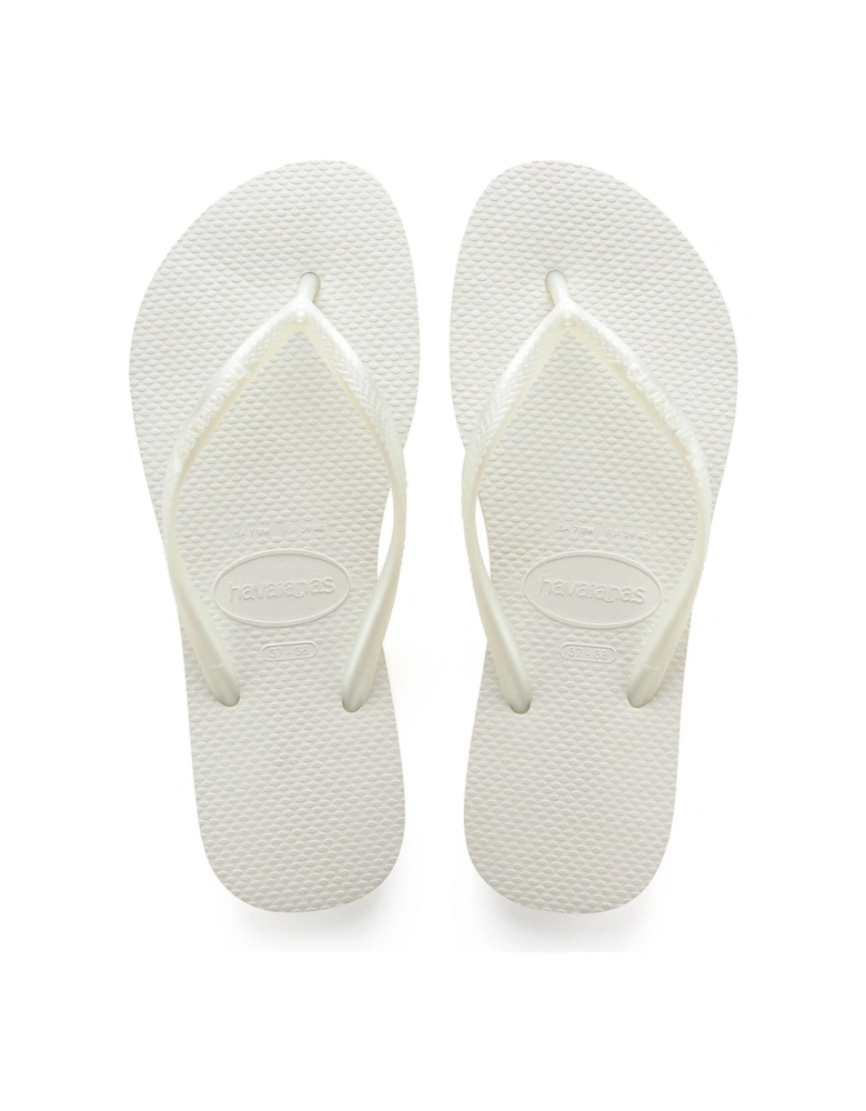 Slim Flip Flop - White