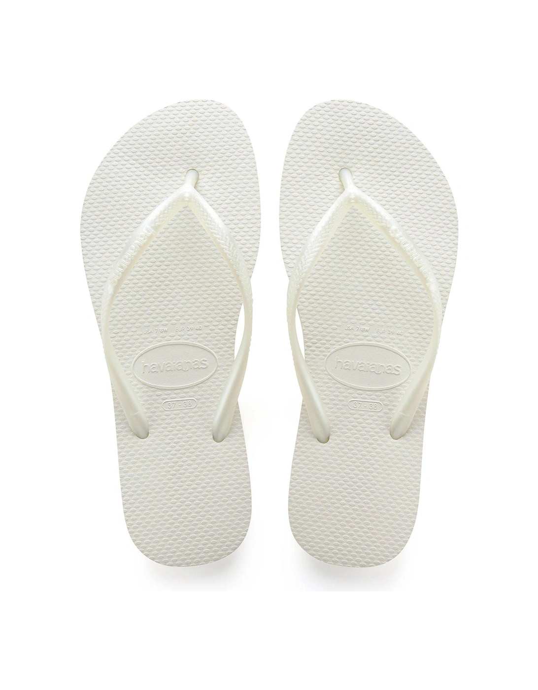 Slim Flip Flop - White