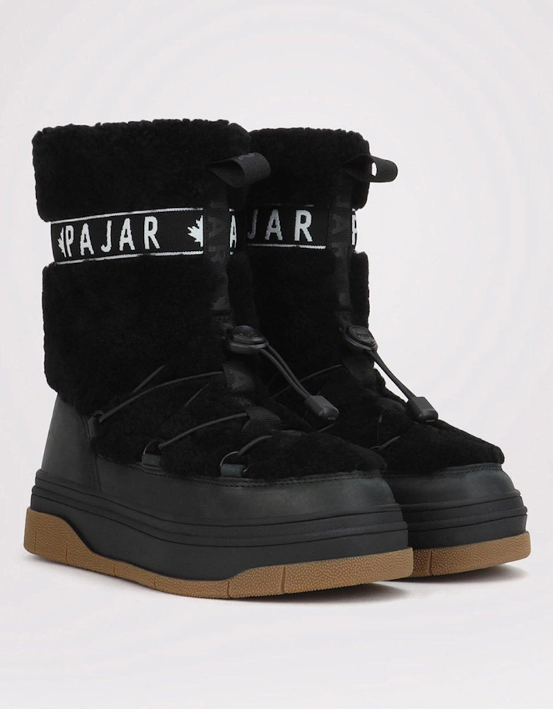 Janie High Snow Boots - Black