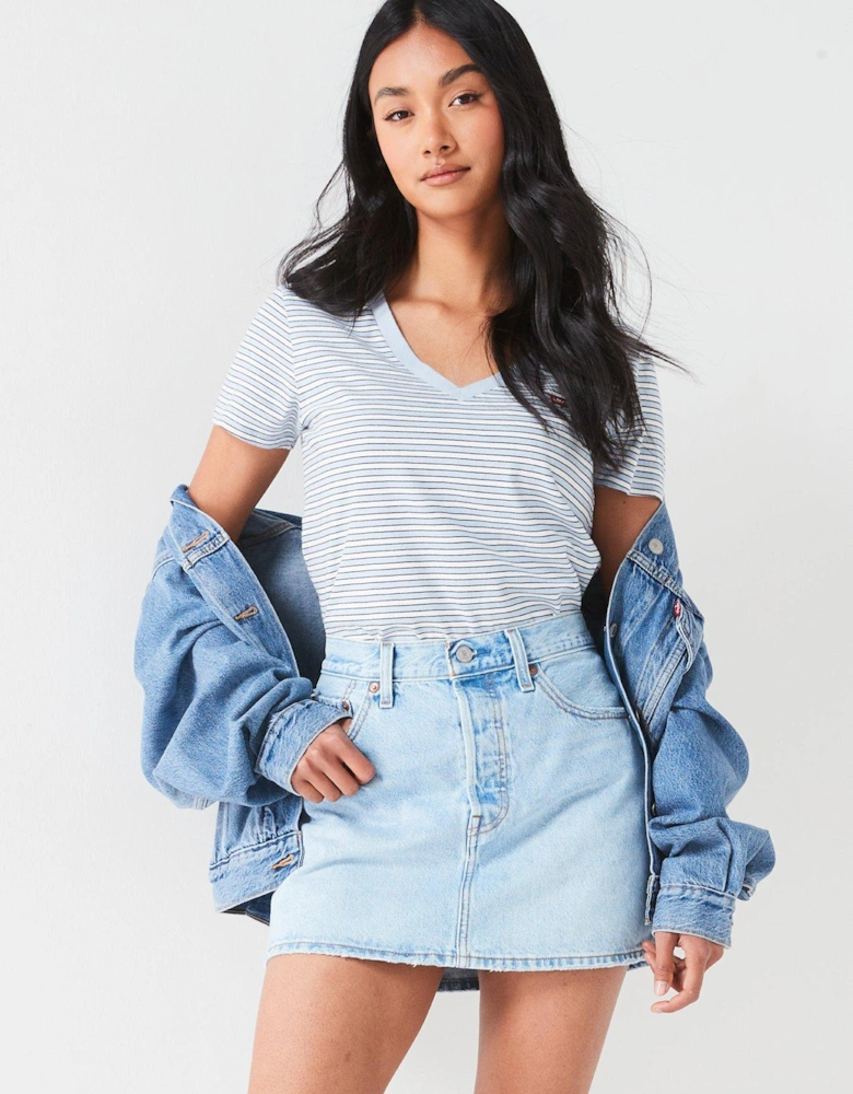 Icon Skirt - Front And Center - Blue