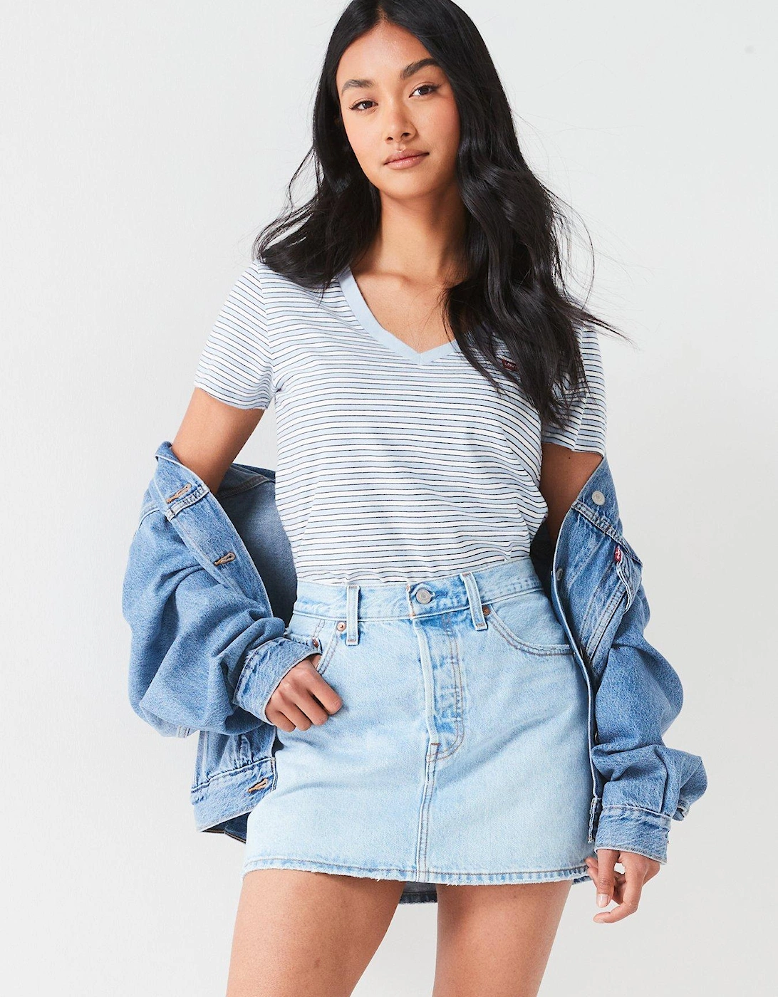 Icon Skirt - Front And Center - Blue