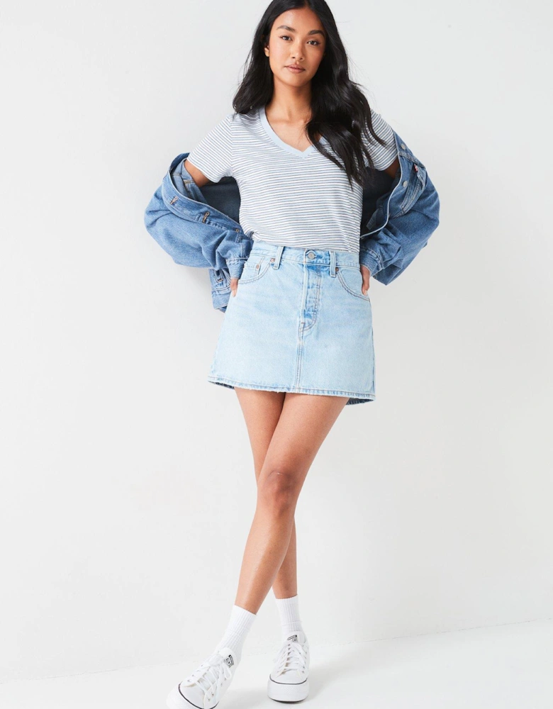Icon Skirt - Front And Center - Blue