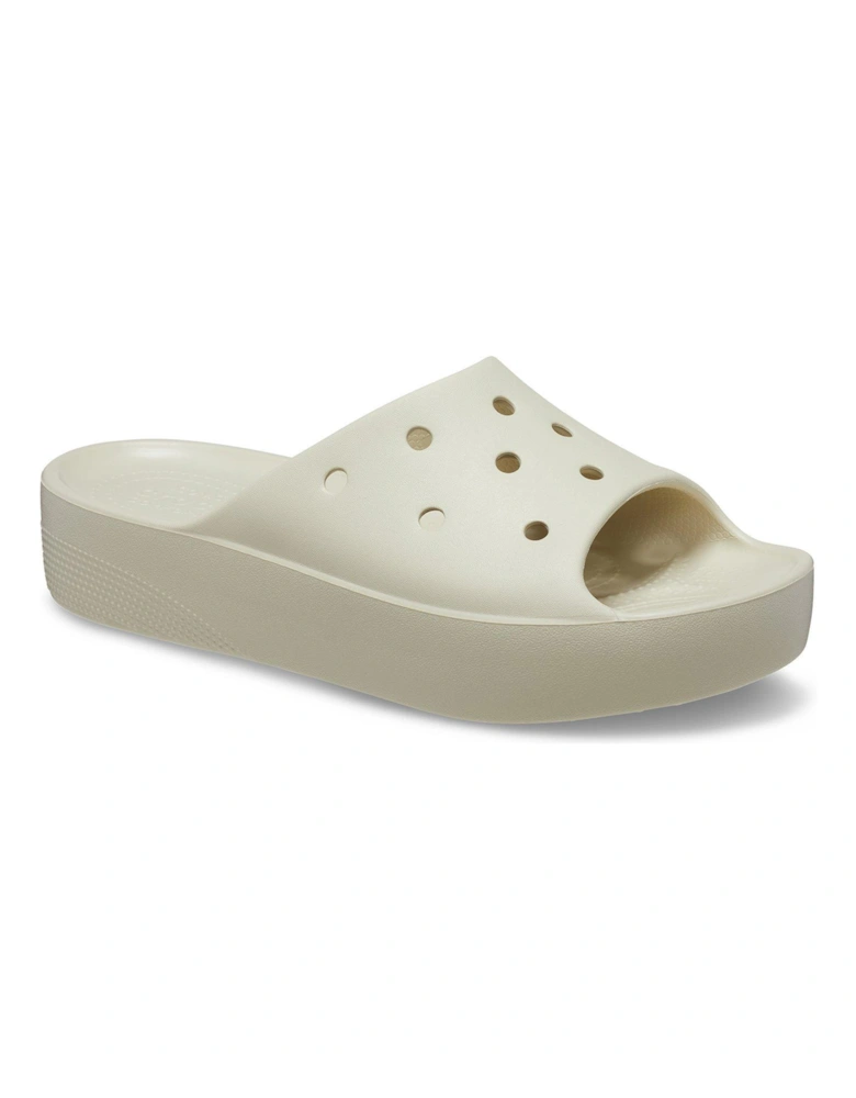 Classic Platform Slide - Beige