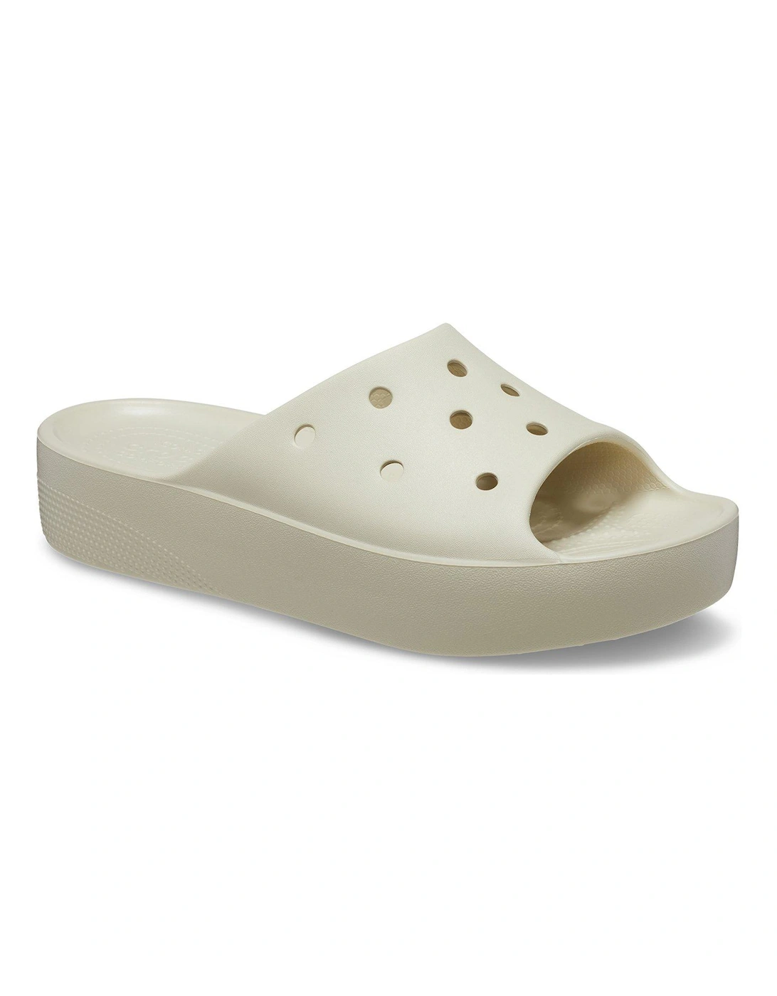 Classic Platform Slide - Beige