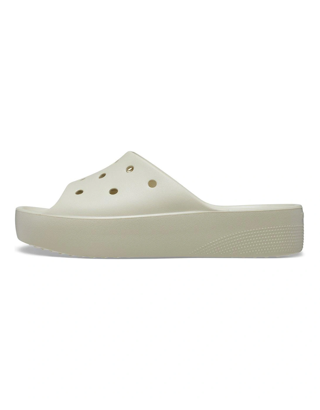 Classic Platform Slide - Beige