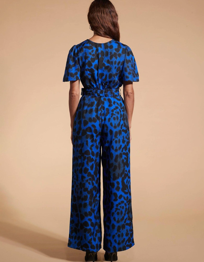 Print Jumpsuit - Blue