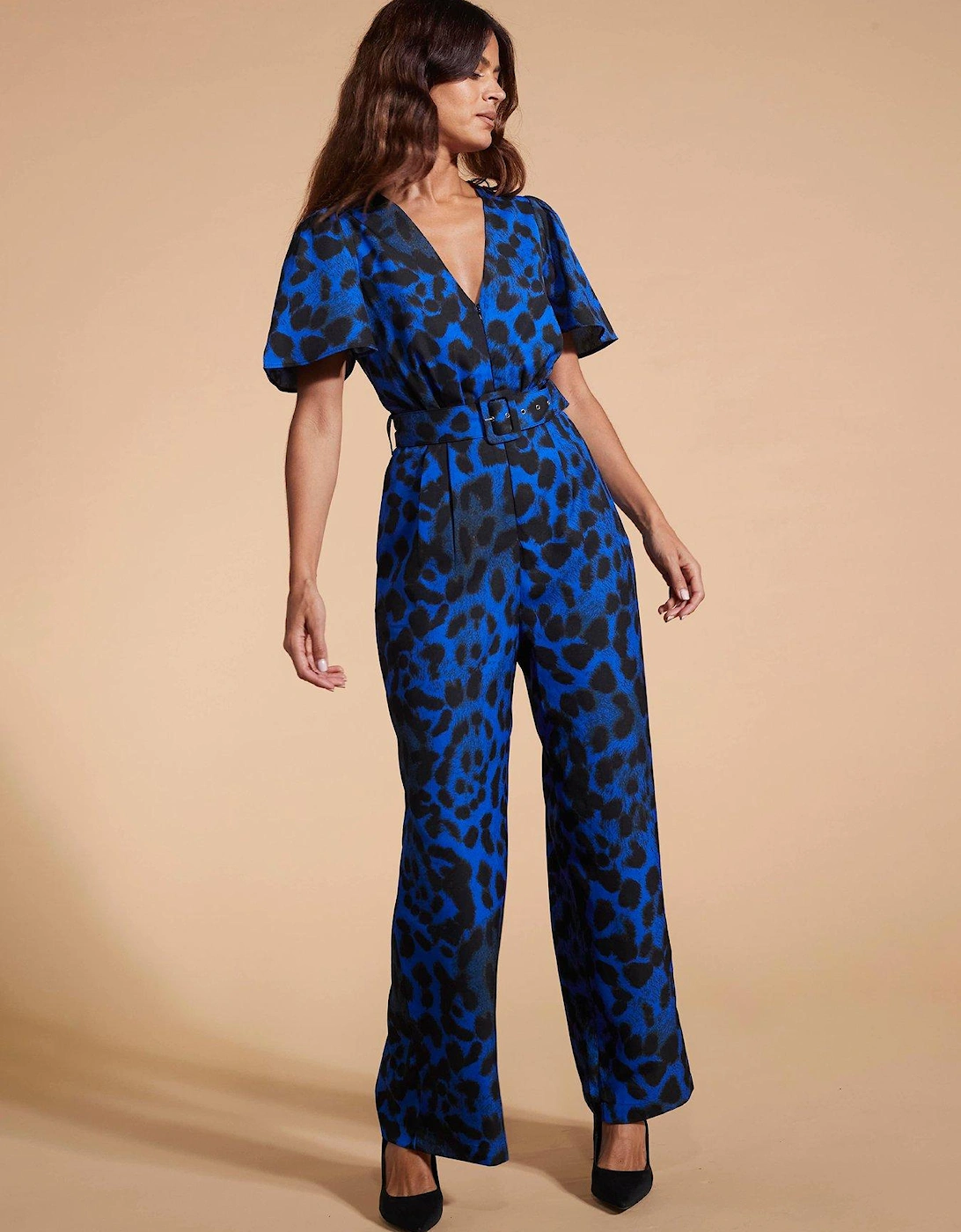 Print Jumpsuit - Blue