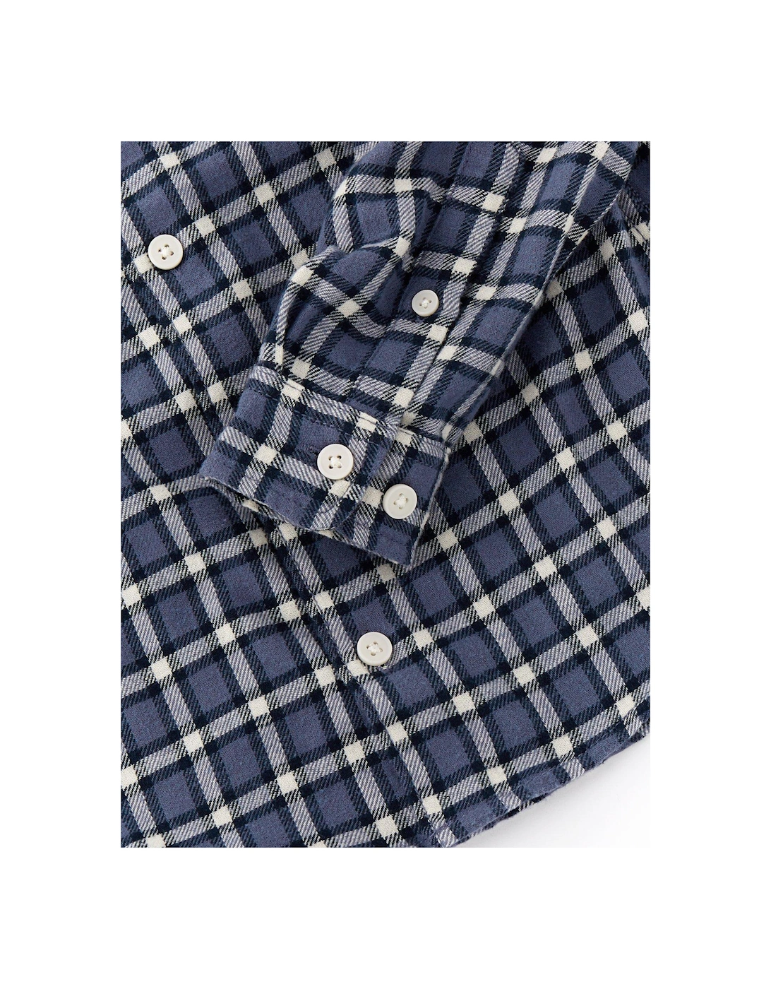 Younger Boys Joshua Flannel Check Shirt - Nightshadow