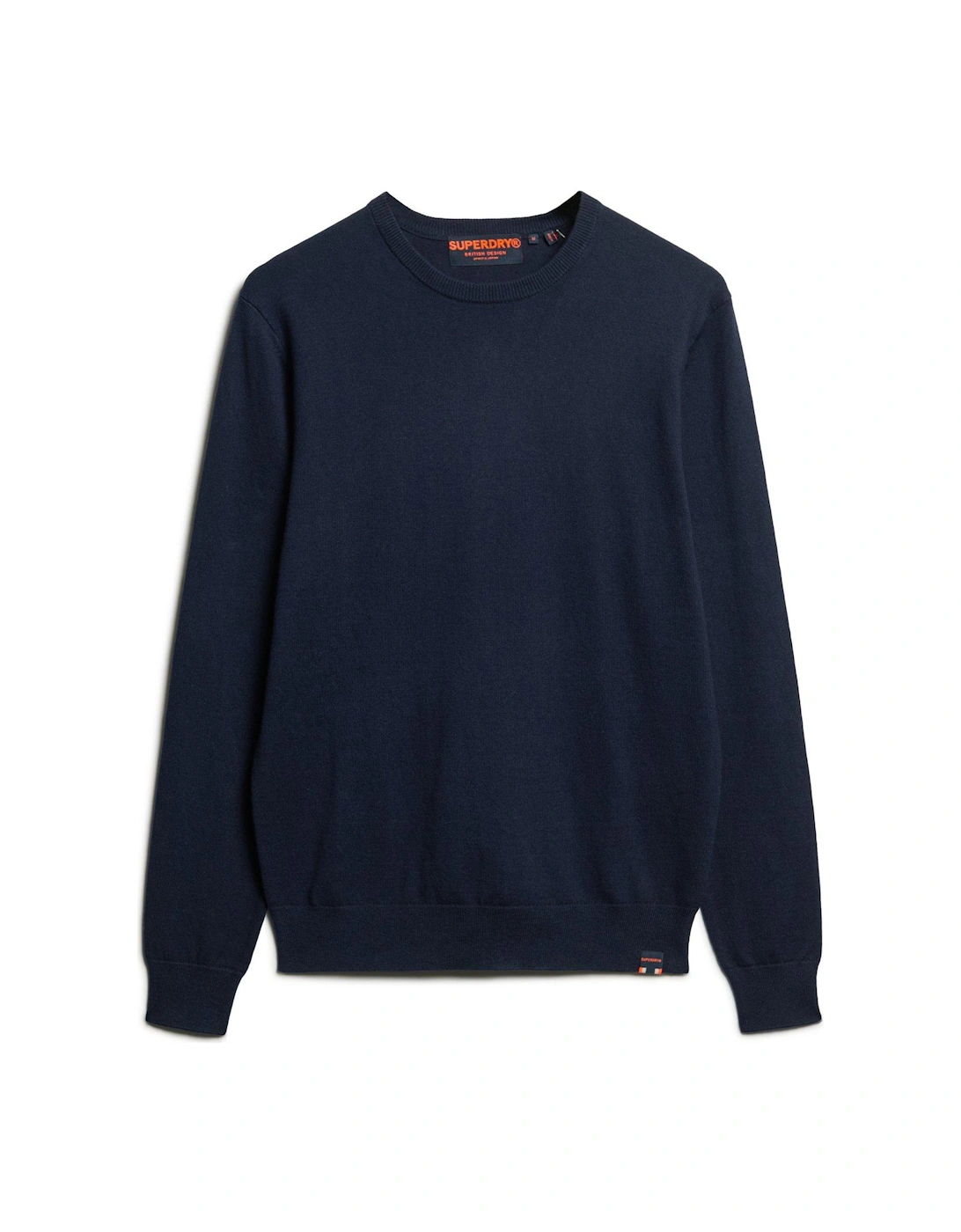 Essential Cashmere Blend Knitted Jumper - Navy