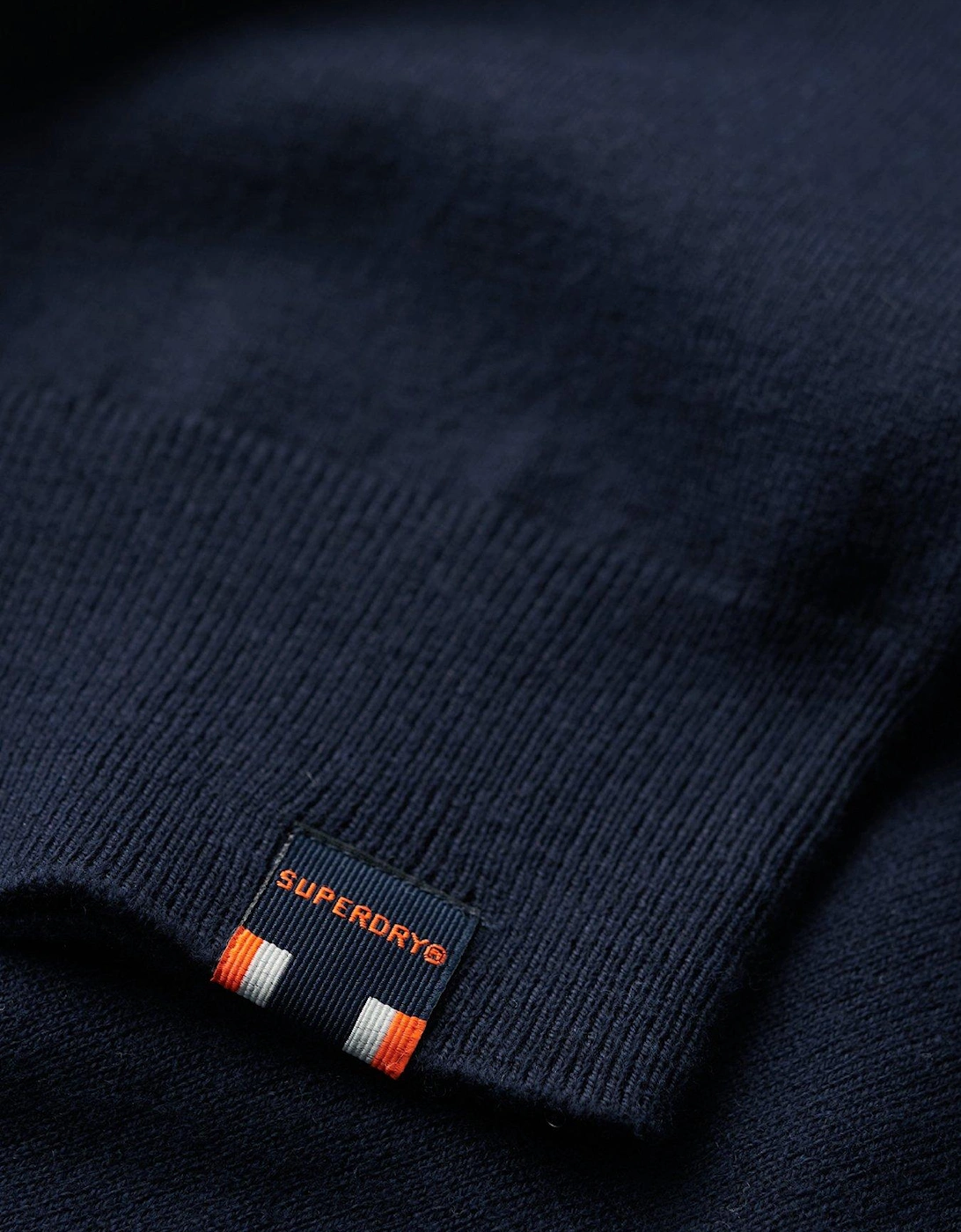 Essential Cashmere Blend Knitted Jumper - Navy