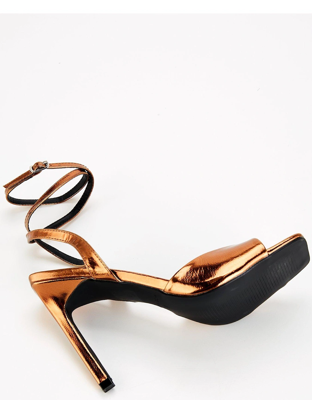 Cobie Heeled Sandal - Bronze