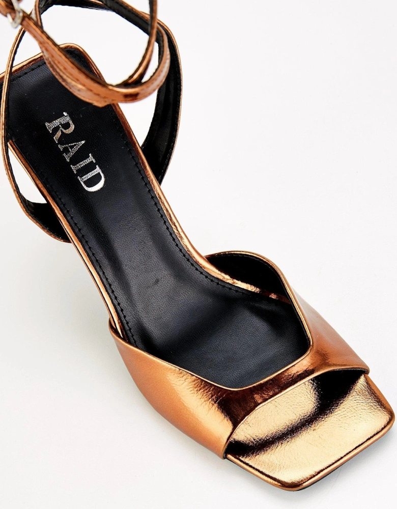 Cobie Heeled Sandal - Bronze