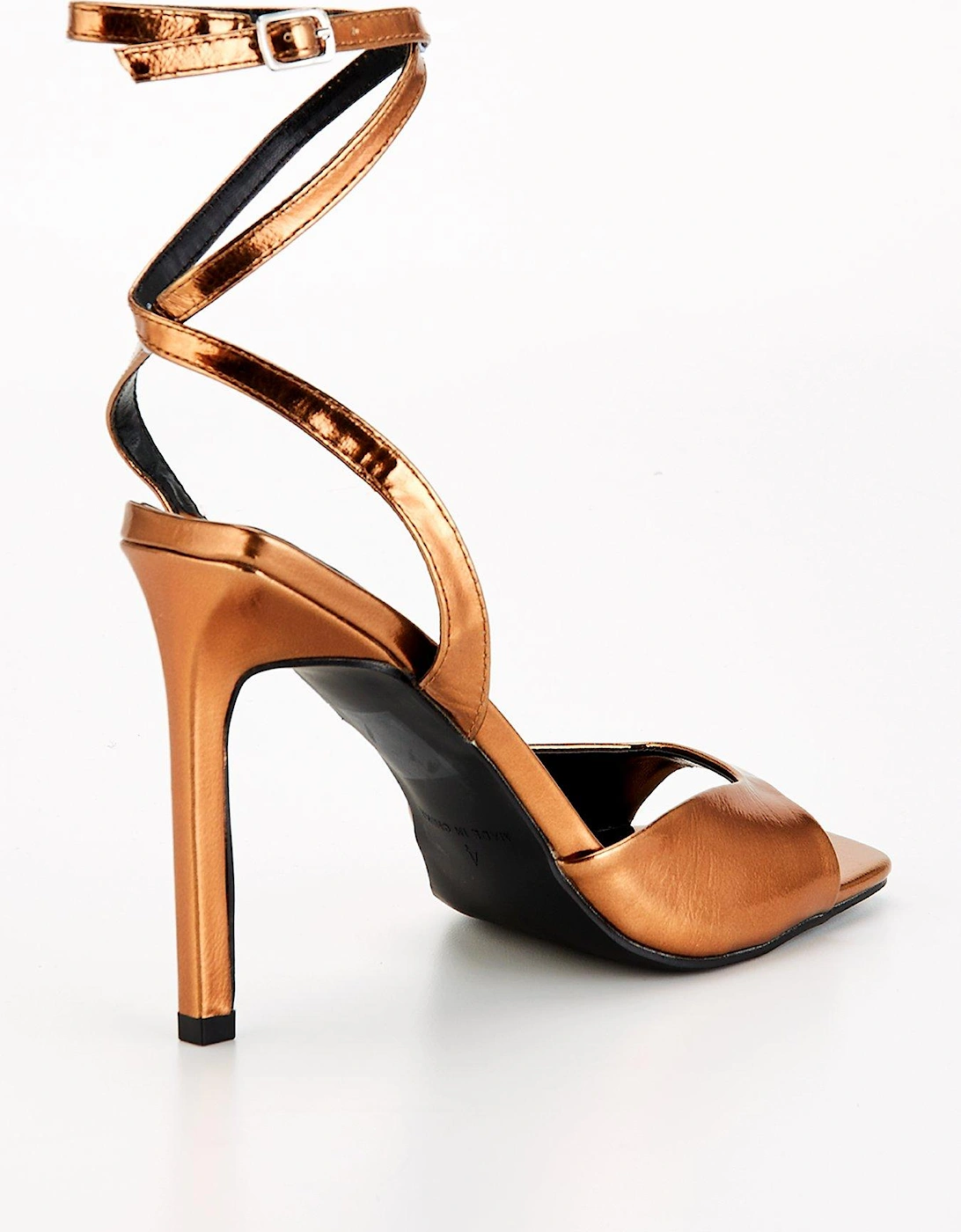 Cobie Heeled Sandal - Bronze