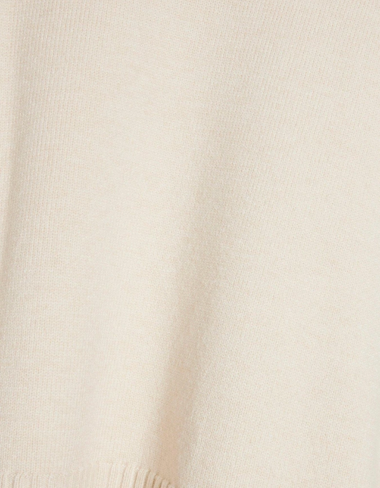 High Neck Jumper - Cream