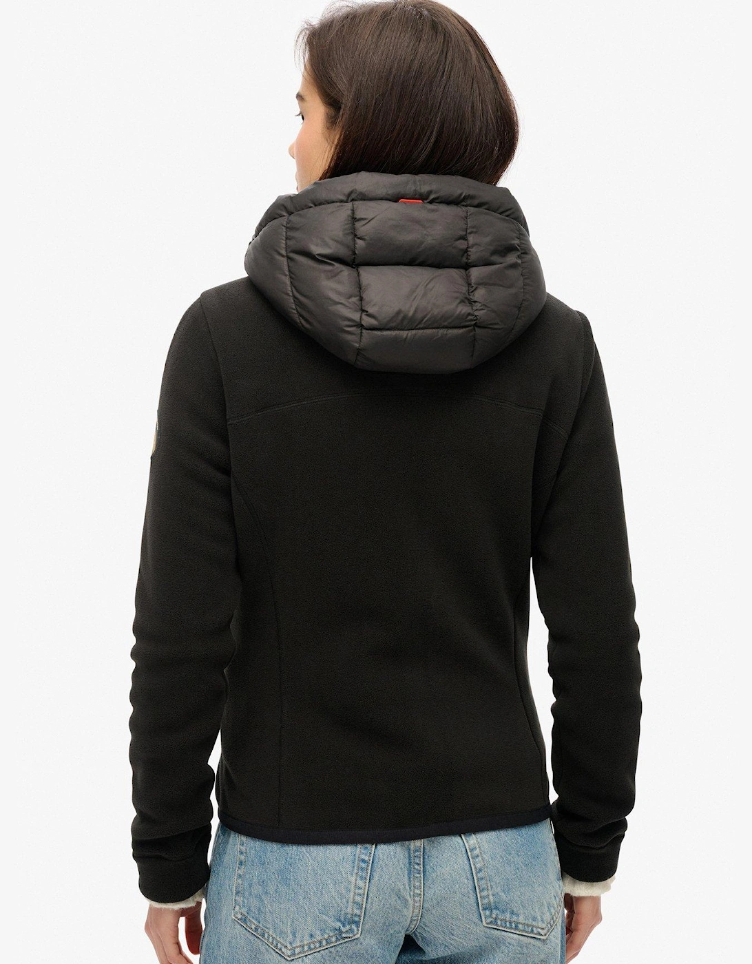 Hooded Storm Fleece Jacket - Black