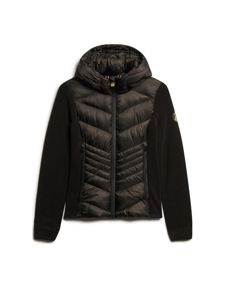 Hooded Storm Fleece Jacket - Black