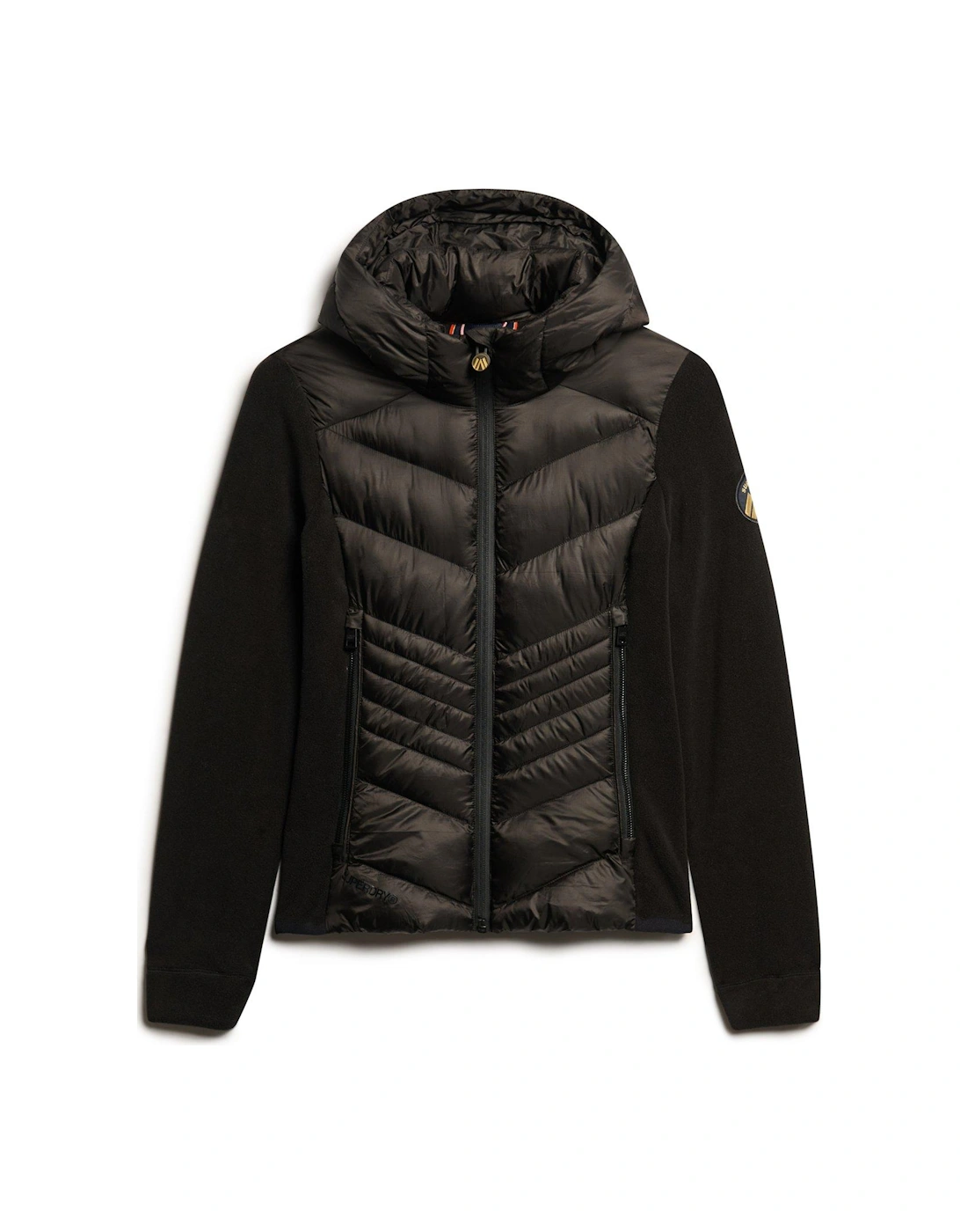 Hooded Storm Fleece Jacket - Black