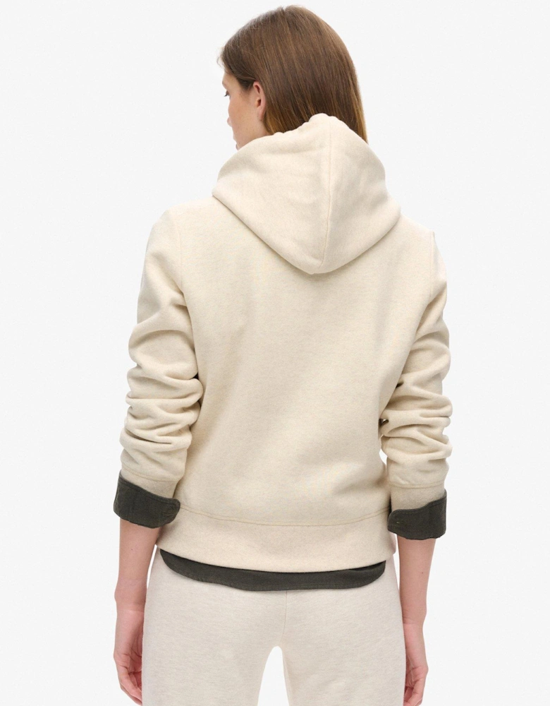 Essential Logo Hoodie - Cream