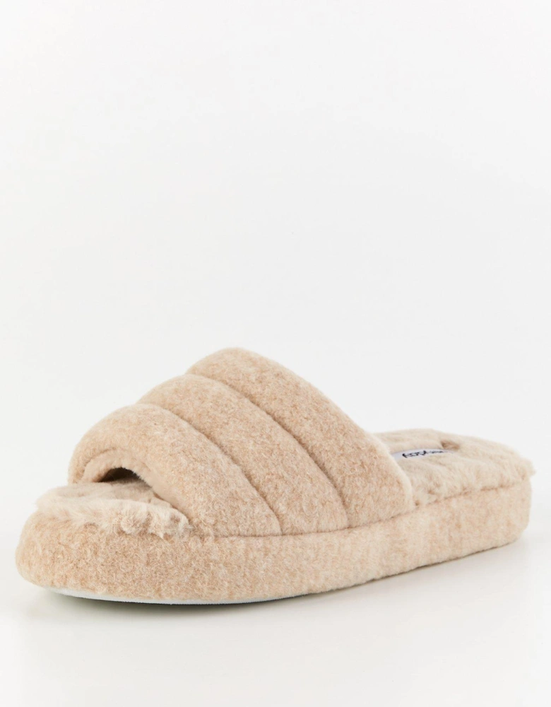 Padded Slider Slipper - Cream