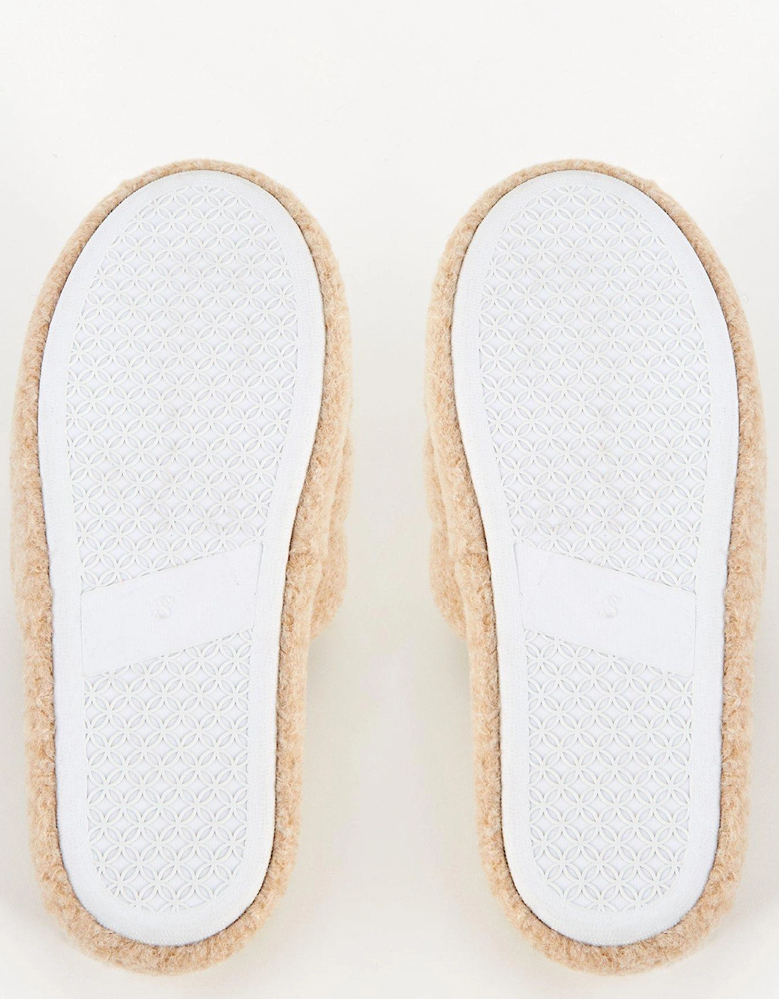 Padded Slider Slipper - Cream